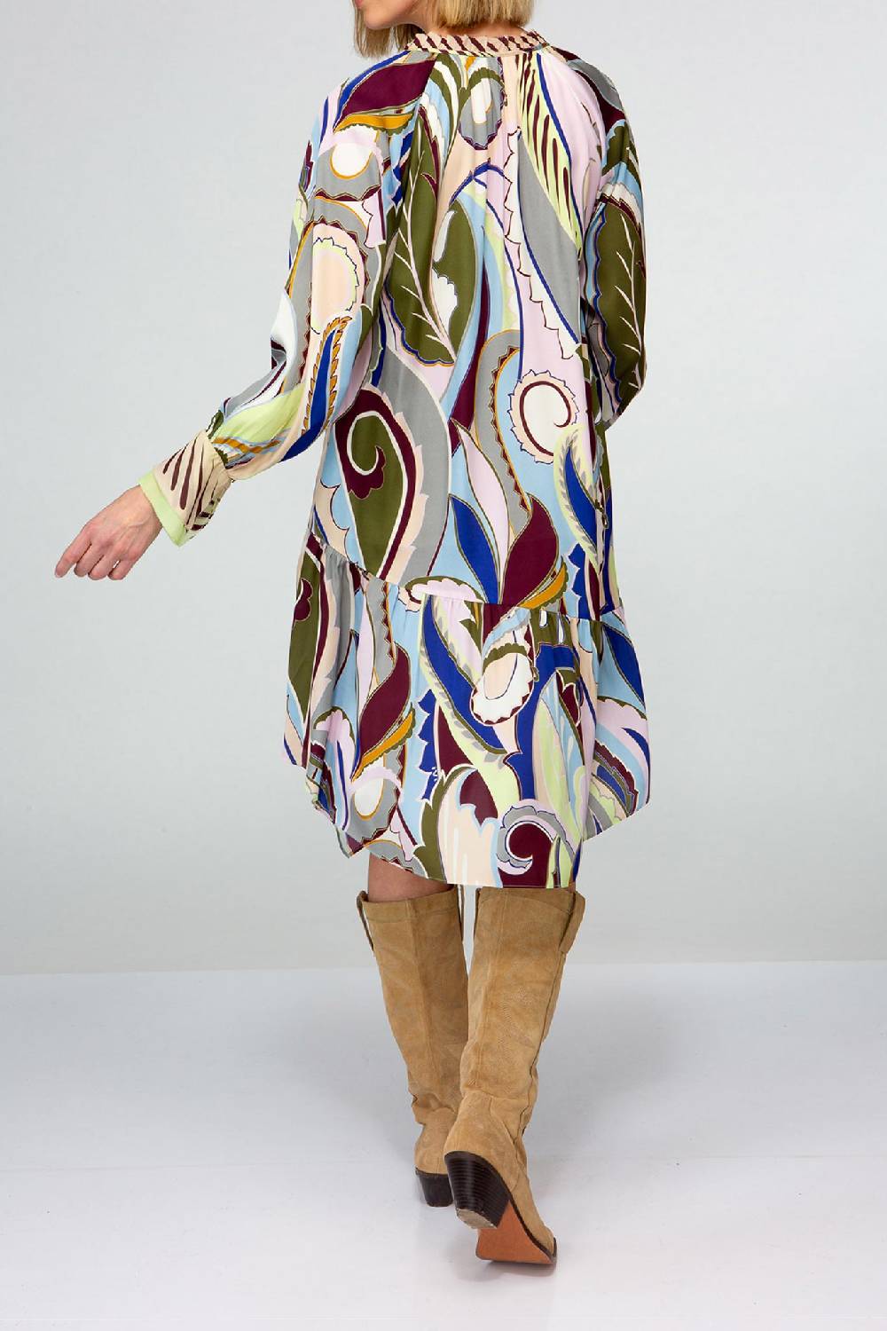 IVI GmbH LAS VEGAS Seidenkleid mit asymmetrischem Saum Letzte 2 Tage