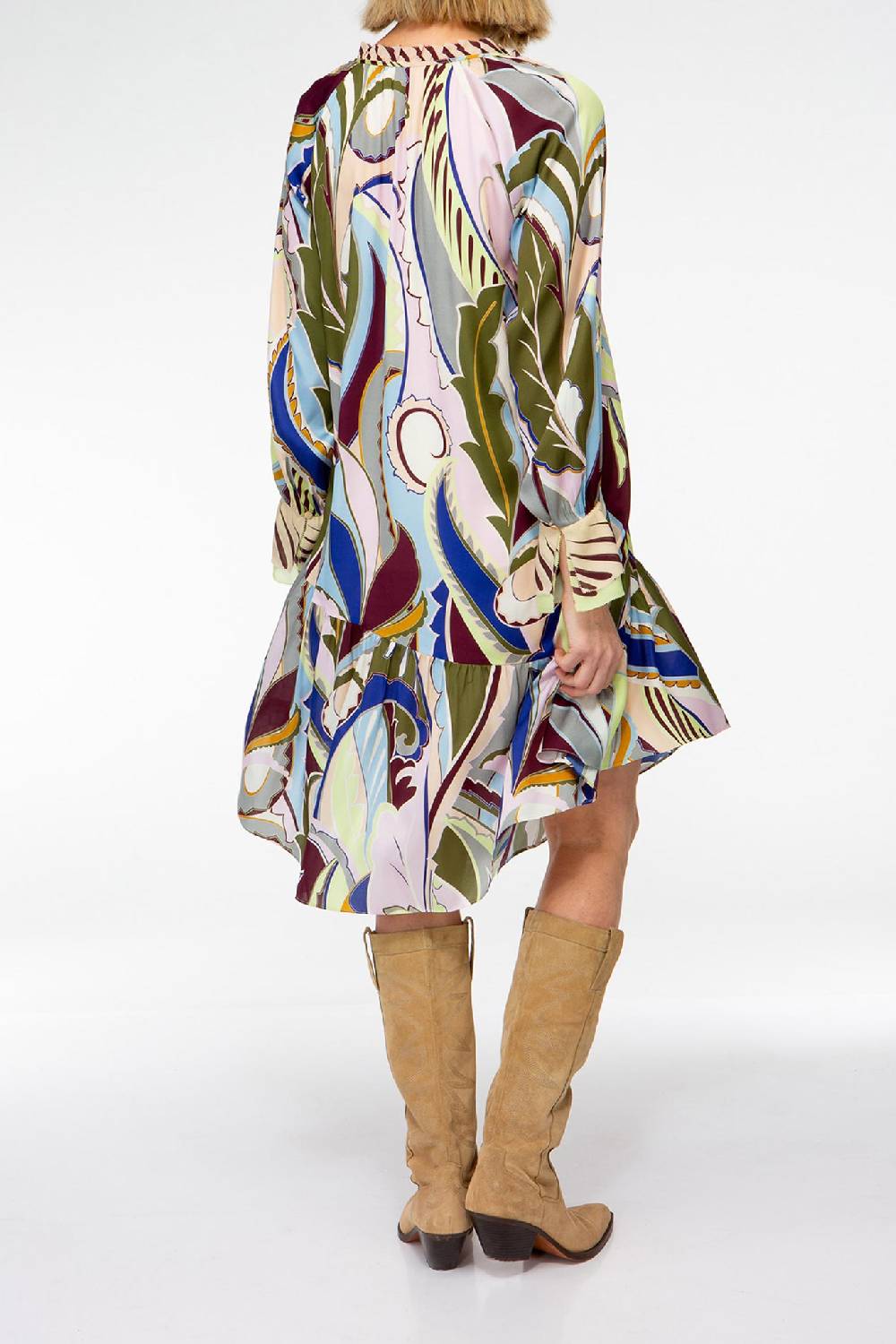 IVI GmbH LAS VEGAS Seidenkleid mit asymmetrischem Saum Letzte 2 Tage