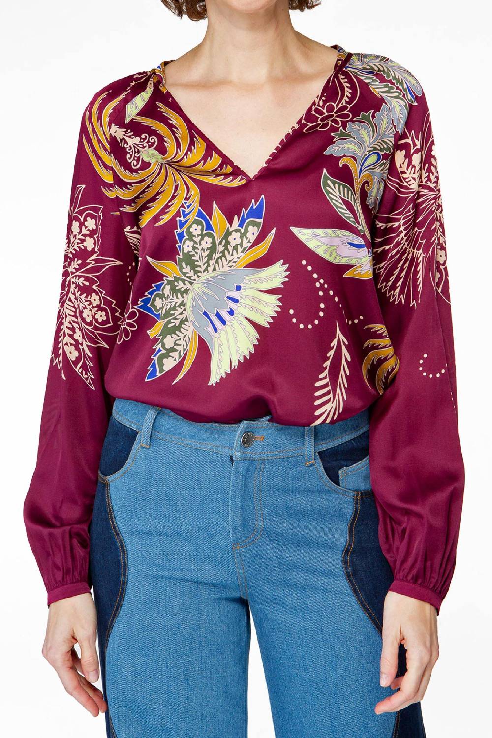 IVI GmbH GLAMOROUS Bluse mit Cut Out Kostenloser Versand international