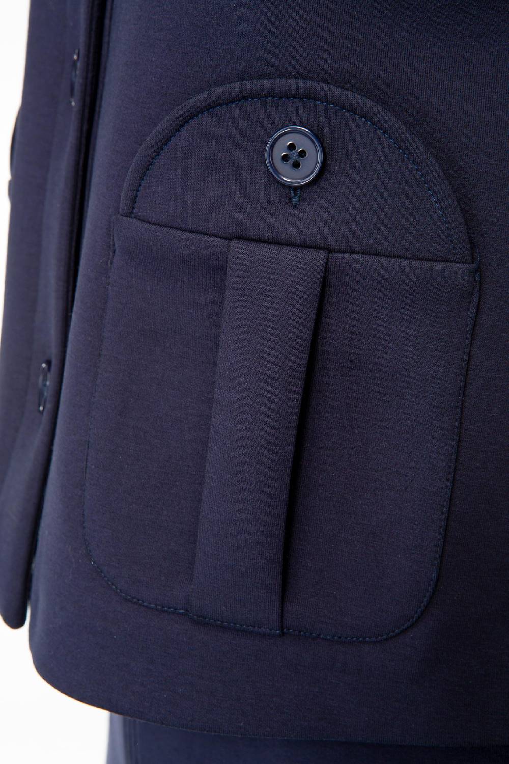 IVI GmbH SOLID JERSEY Kurze Jacke im Boxy Fit navy Hotsell