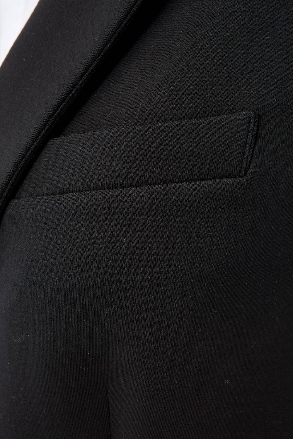 IVI GmbH SOLID JERSEY Weste mit Reverskragen schwarz im Angebot