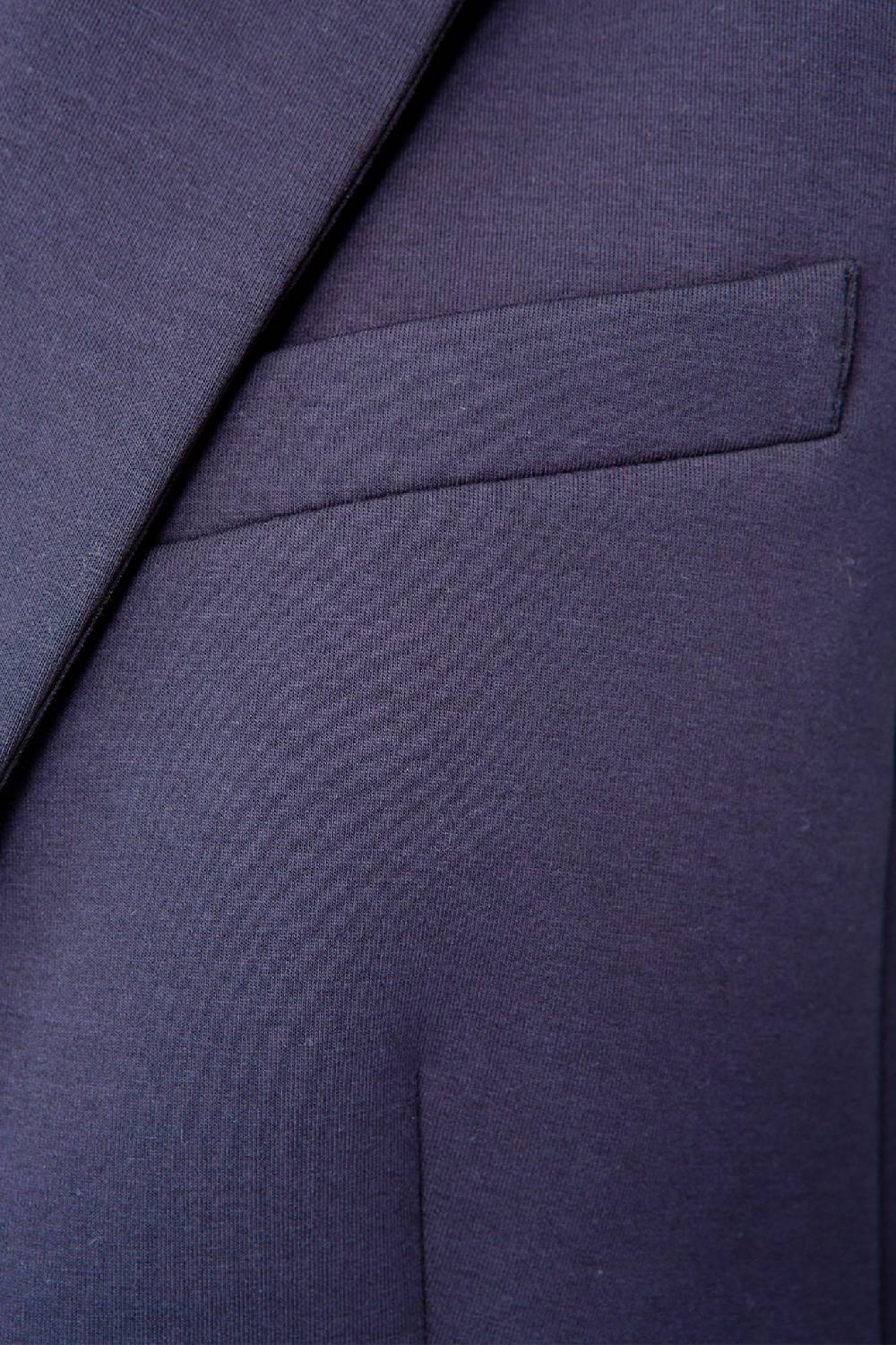 IVI GmbH SOLID JERSEY Weste mit Reverskragen navy Schlussverkauf