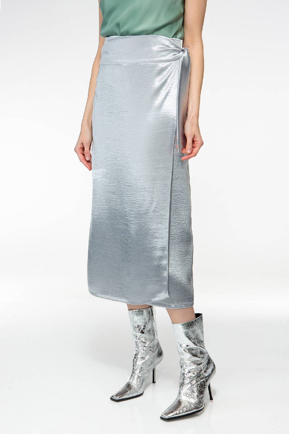 IVI GmbH METALLIC Wickelrock silber Blitzverkäufe
