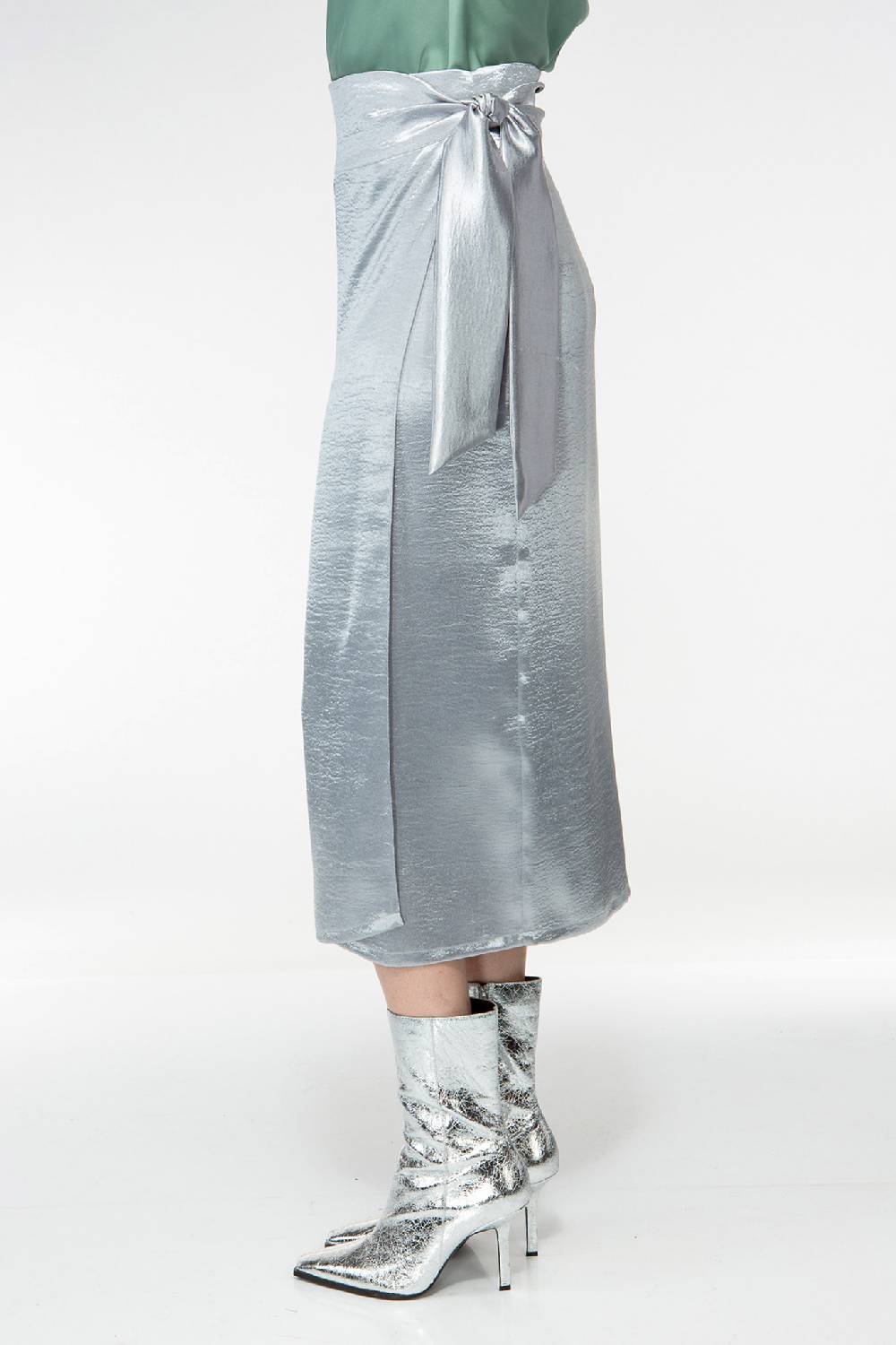 IVI GmbH METALLIC Wickelrock silber Blitzverkäufe
