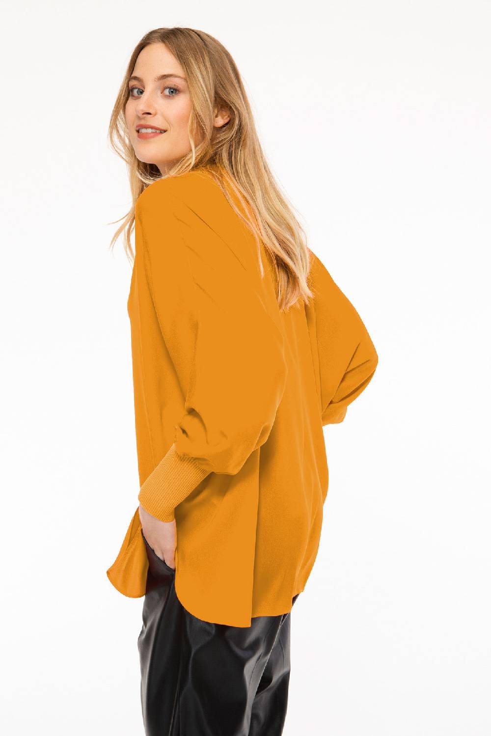 IVI GmbH SOLID SILK Tunika safran Kostenloser Versand