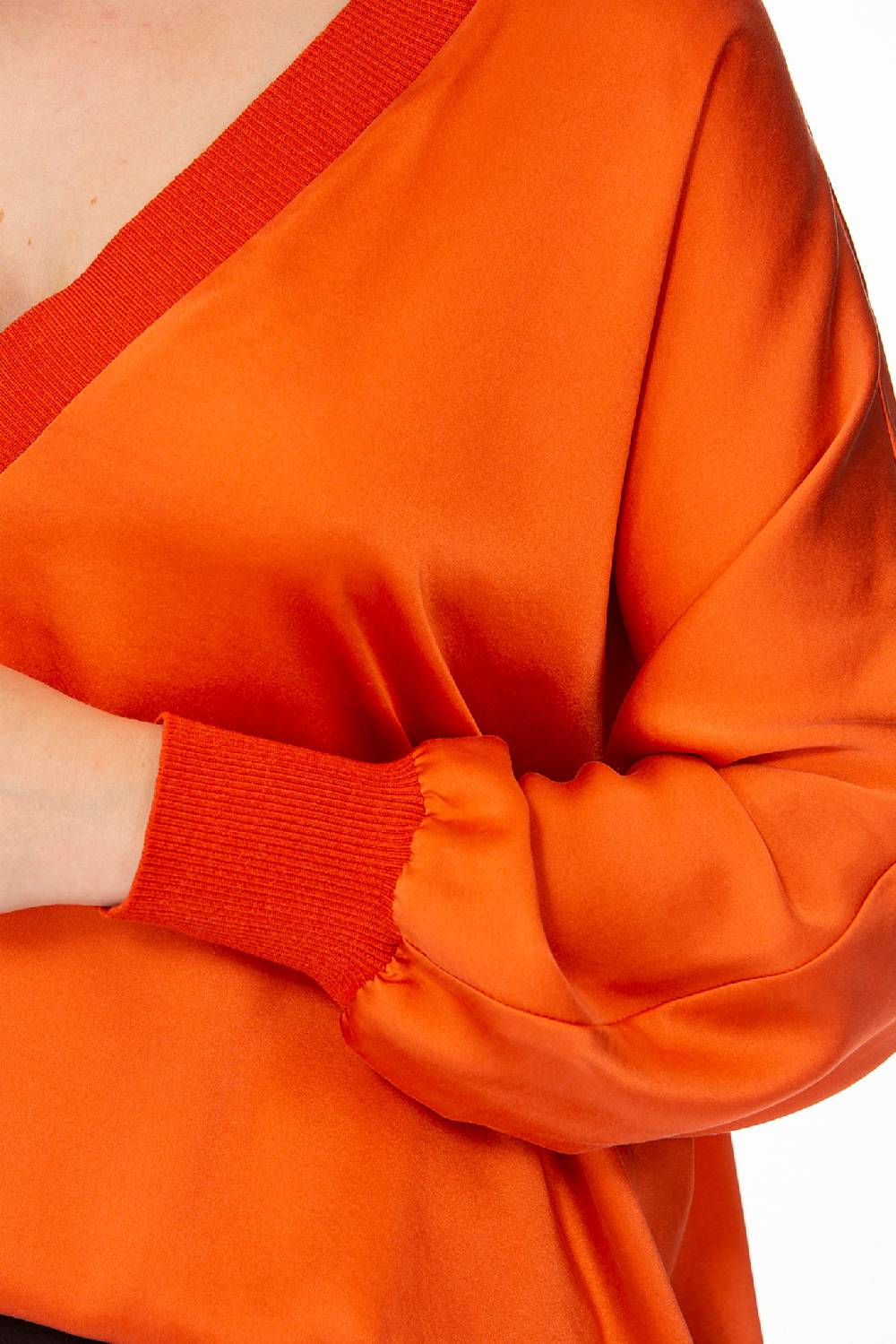 IVI GmbH SOLID SILK Tunika weiß Fabrik Onlineshop