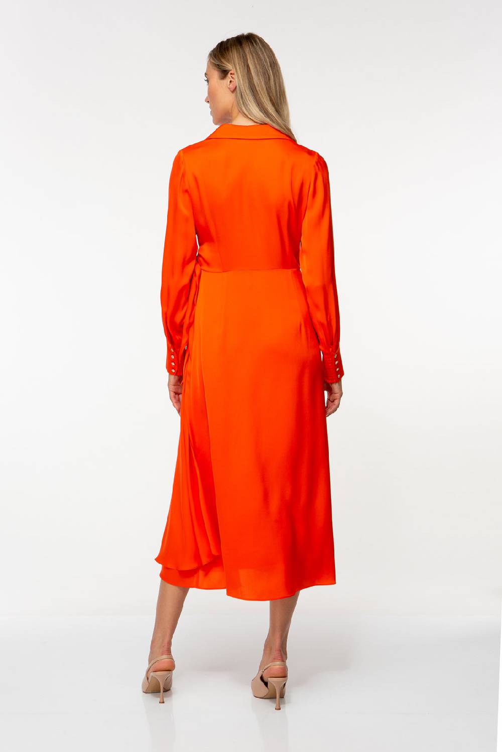 IVI GmbH SOLID SILK Midi Wickelkleid grenadine Zeitbegrenzte Promotion
