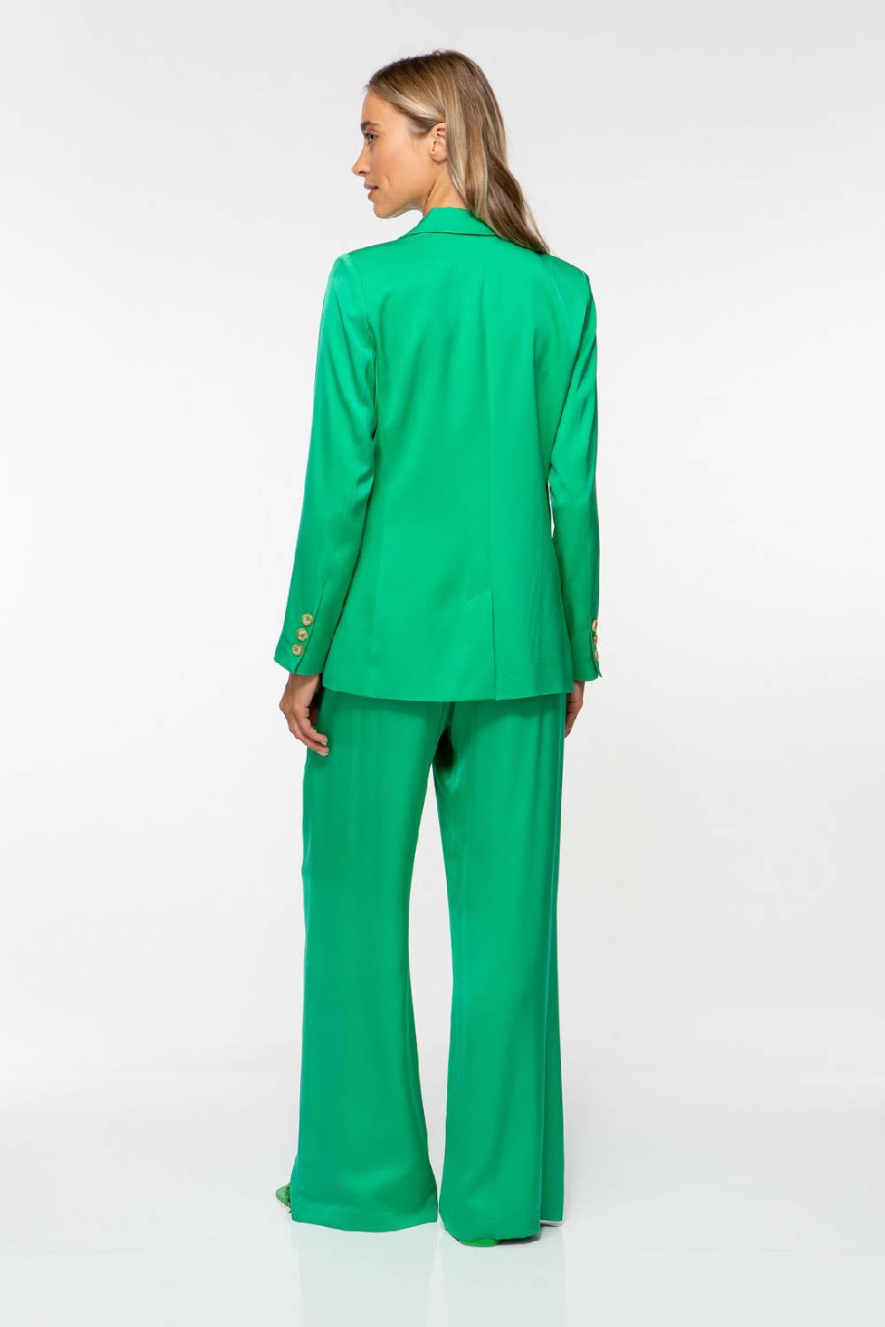 IVI GmbH SOLID SILK Seidenblazer smaragd Im Verkauf