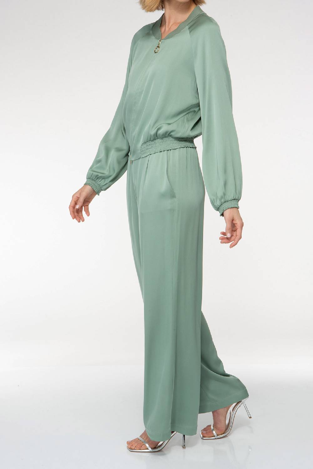 IVI GmbH SOLID SILK Seidenblouson salbei Rabatte dieses Monats