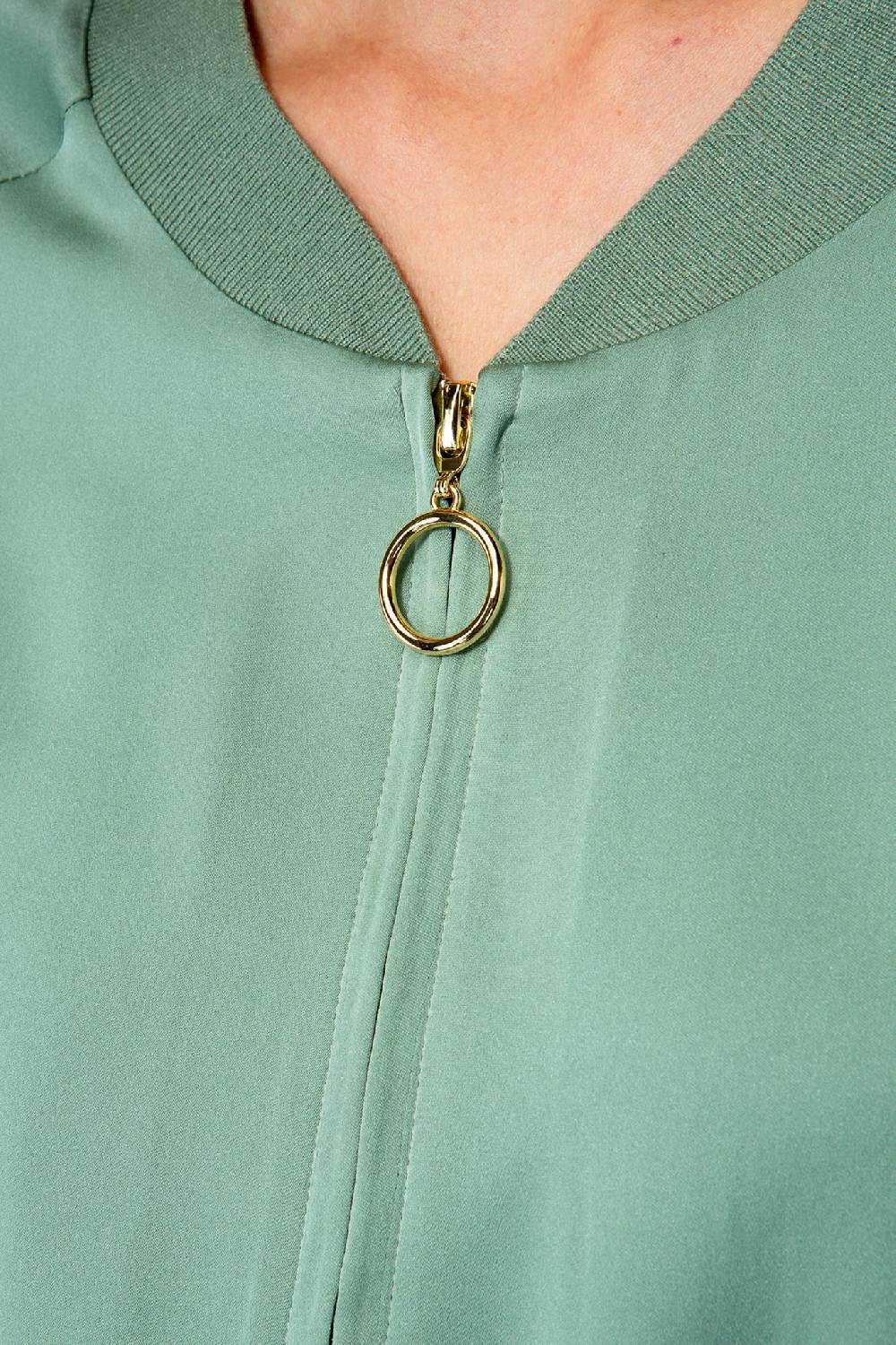 IVI GmbH SOLID SILK Seidenblouson salbei Rabatte dieses Monats