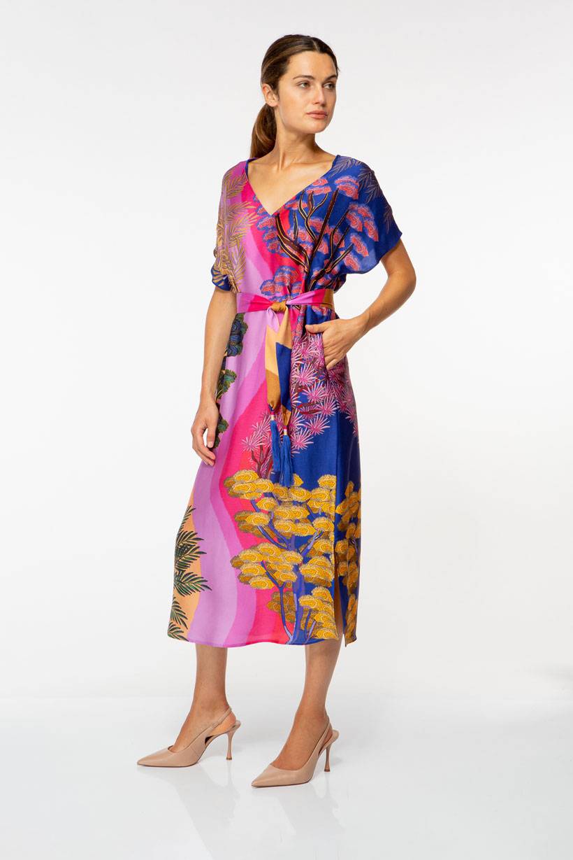 IVI GmbH SEA OF DUNES Kaftankleid multicolor Sonderangebot