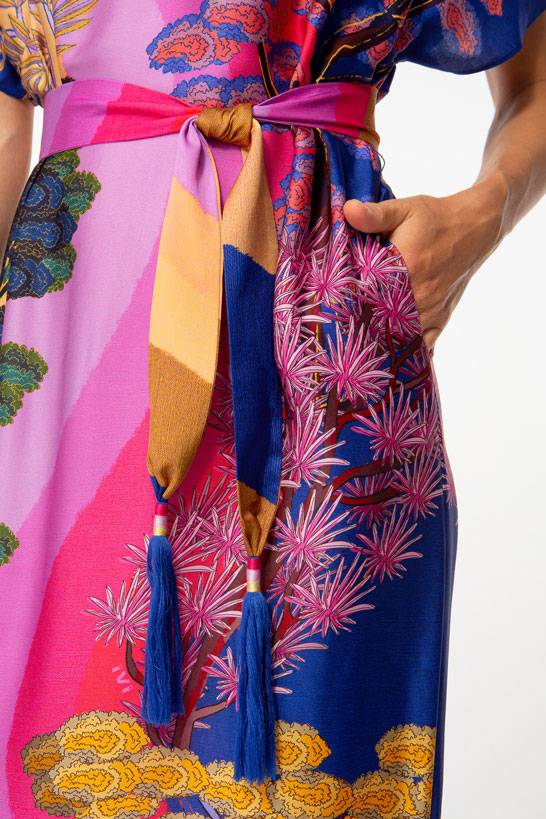 IVI GmbH SEA OF DUNES Kaftankleid multicolor Sonderangebot