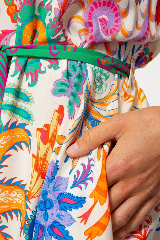 IVI GmbH SEASTAR Kaftankleid multicolor Rabatt