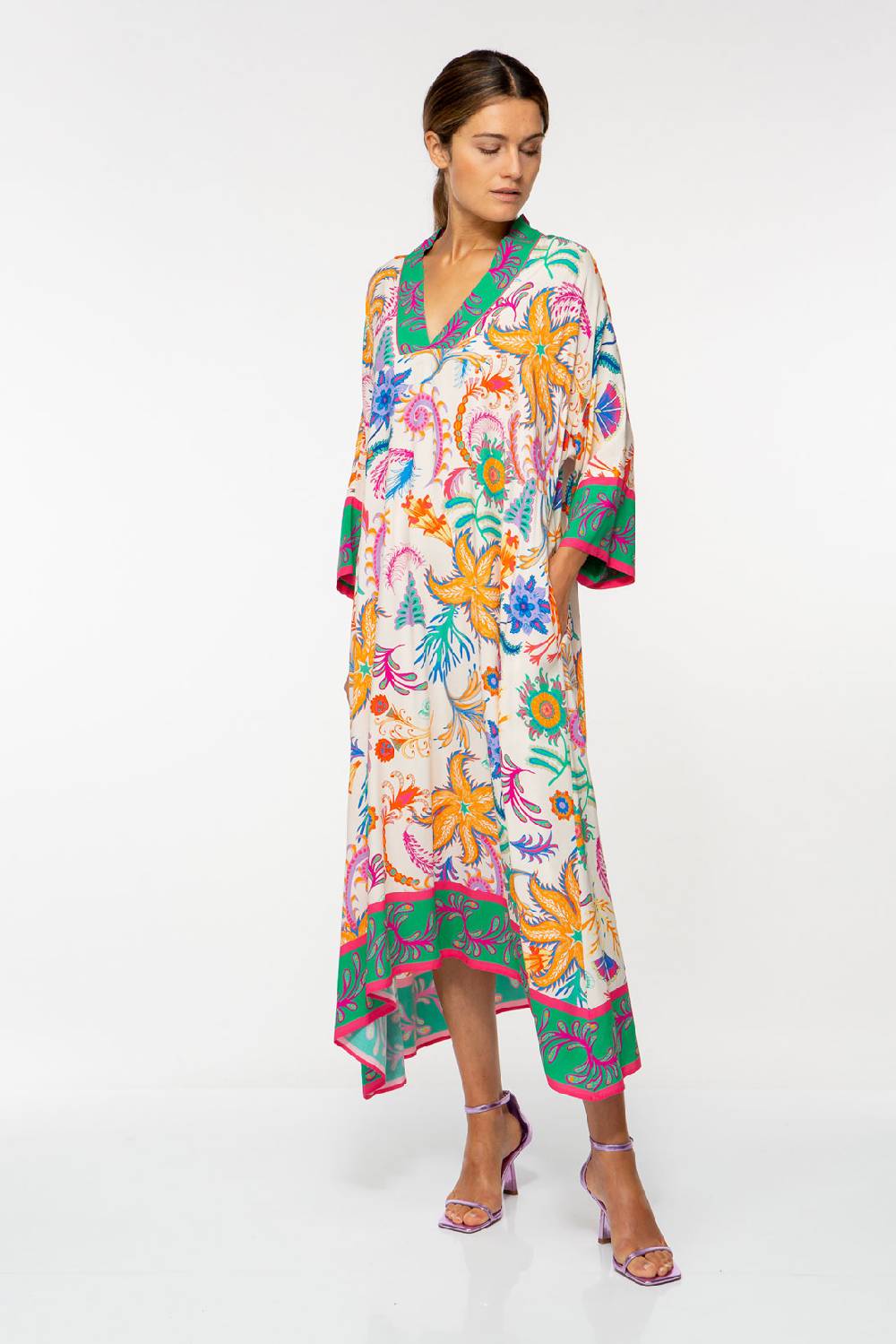 IVI GmbH SEASTAR Kaftankleid multicolor Rabatt