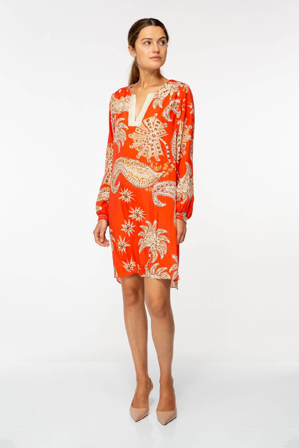 IVI GmbH PALM VIBES Minikleid rot Großer Ausverkauf