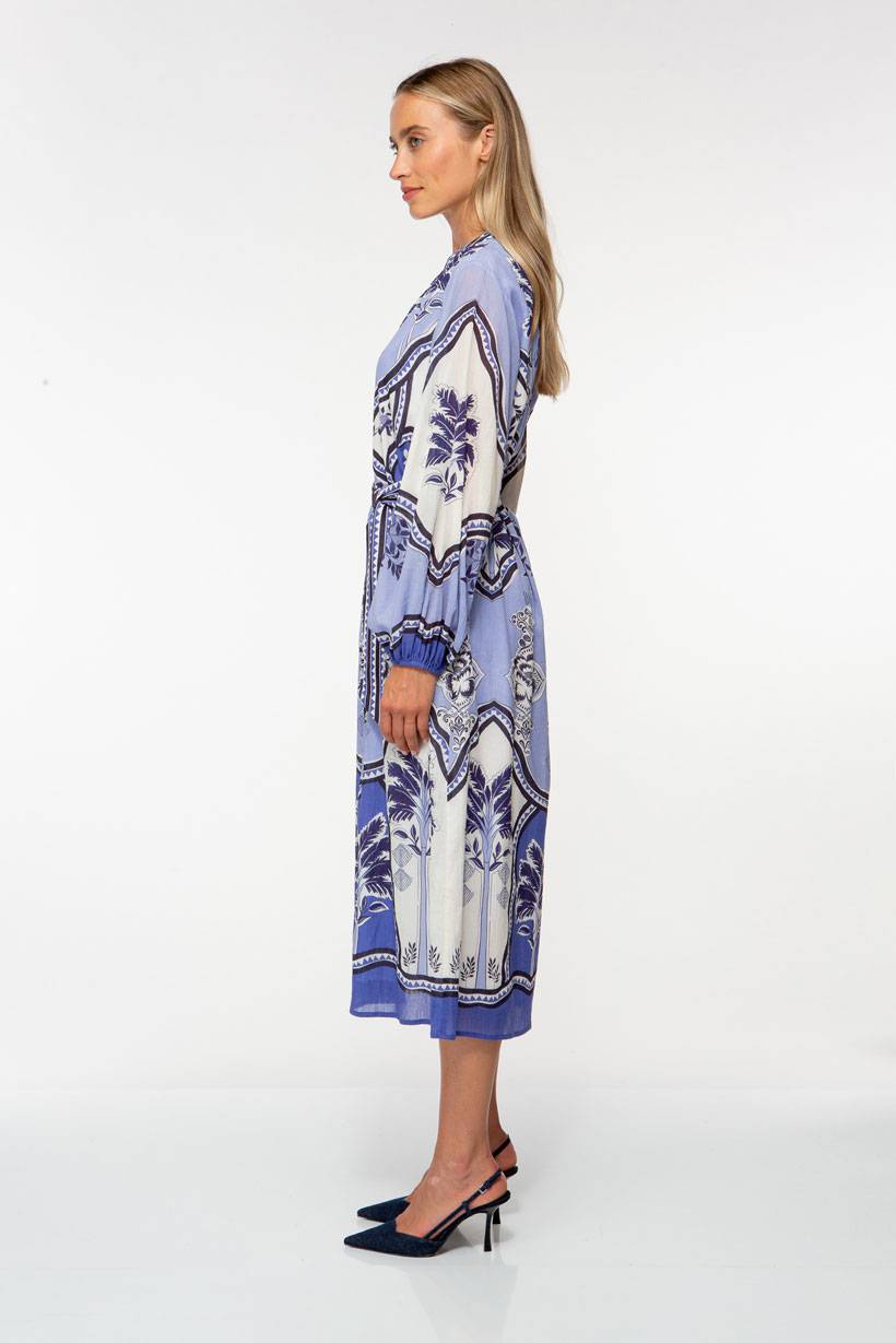 IVI GmbH ORIENTAL GARDENS Baumwollkleid sky Flash Sale