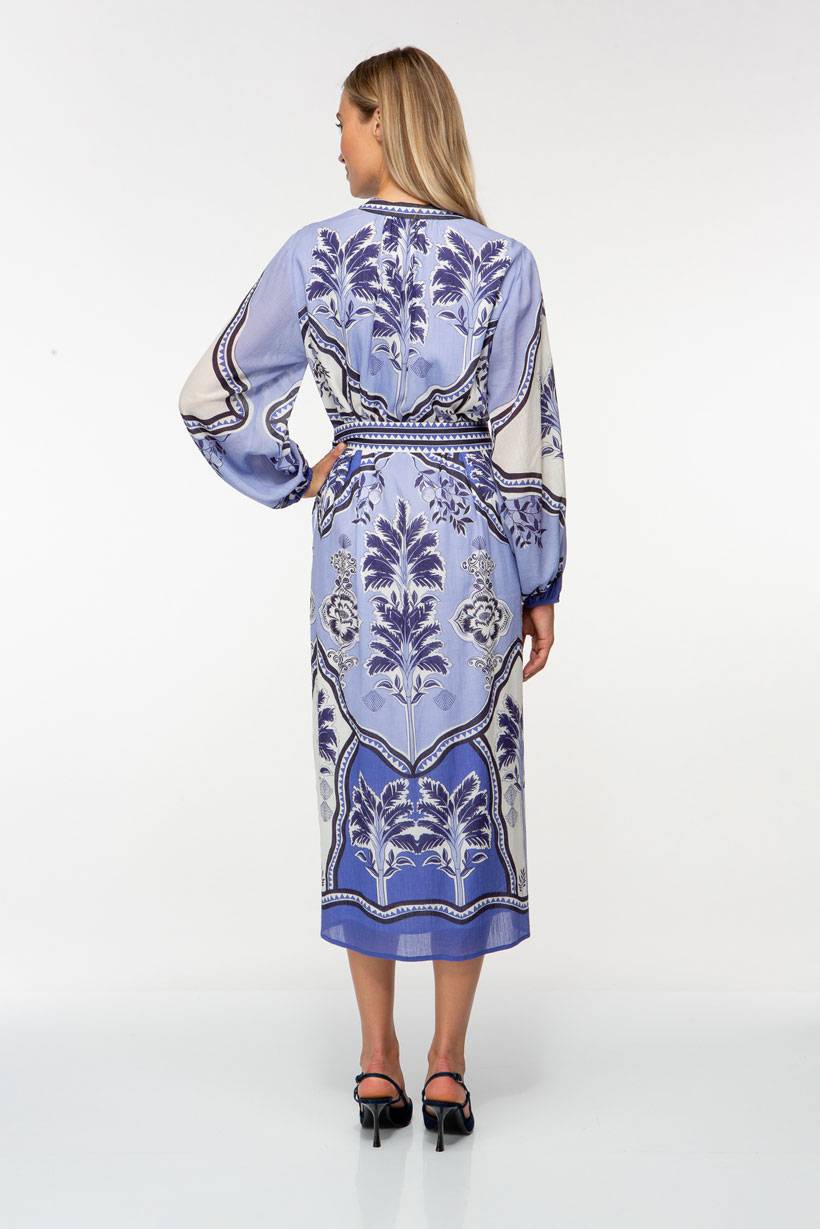 IVI GmbH ORIENTAL GARDENS Baumwollkleid sky Flash Sale