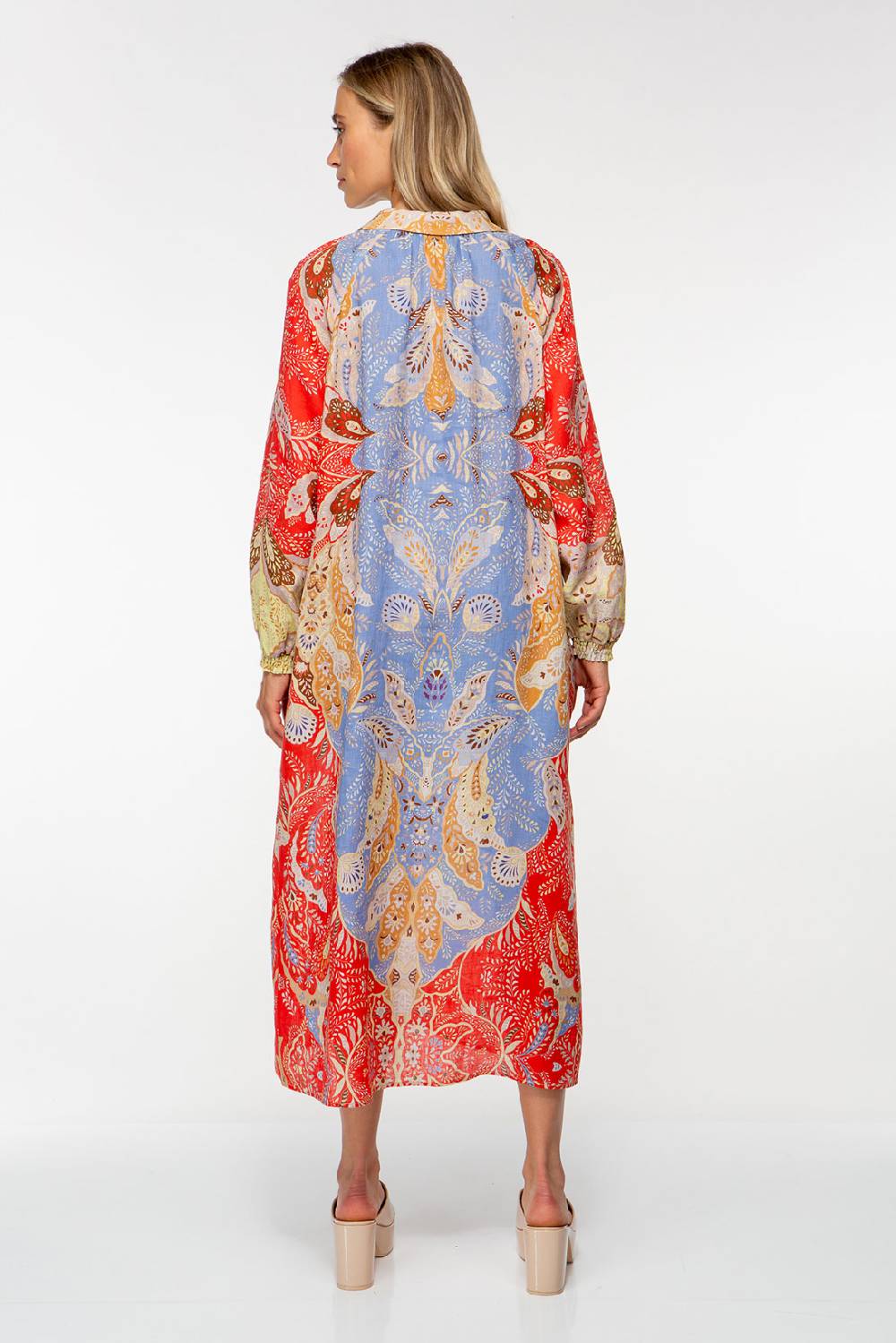 IVI GmbH AMBER Leinenkleid multicolor Begrenztes Angebot