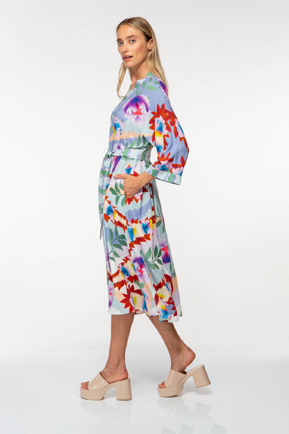 IVI GmbH PIXEL PAISLEY Kaftankleid lavendel Online Shopping