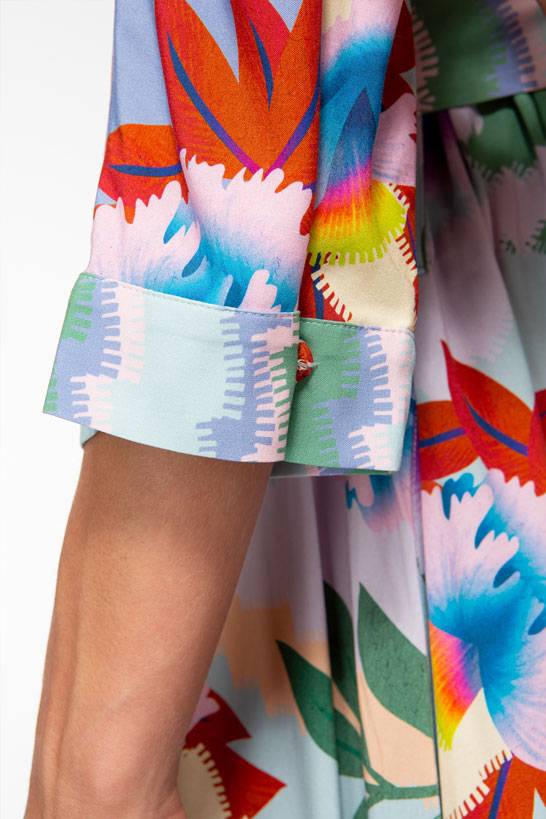 IVI GmbH PIXEL PAISLEY Kaftankleid lavendel Online Shopping