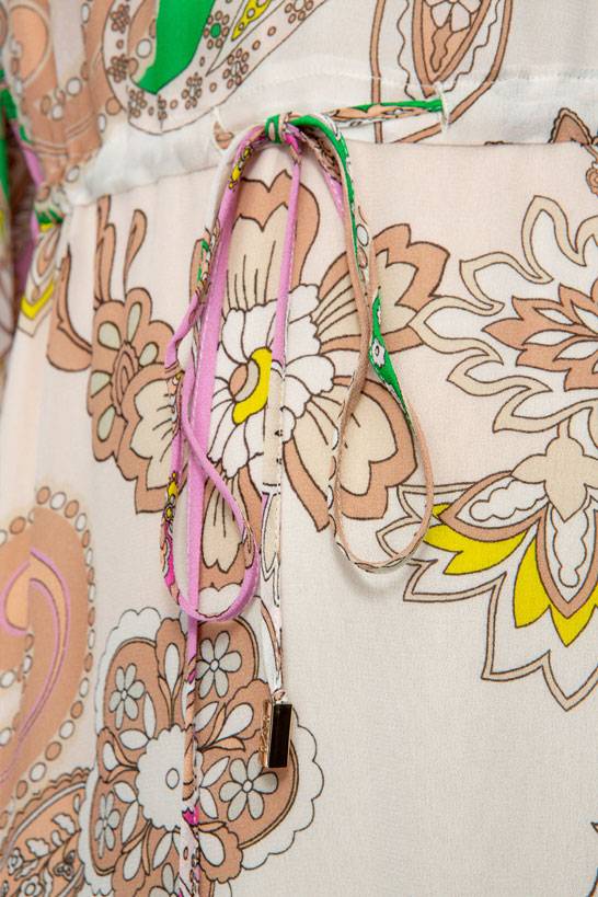 IVI GmbH PAISLEY Chiffon Kleid multicolor Preisnachlass