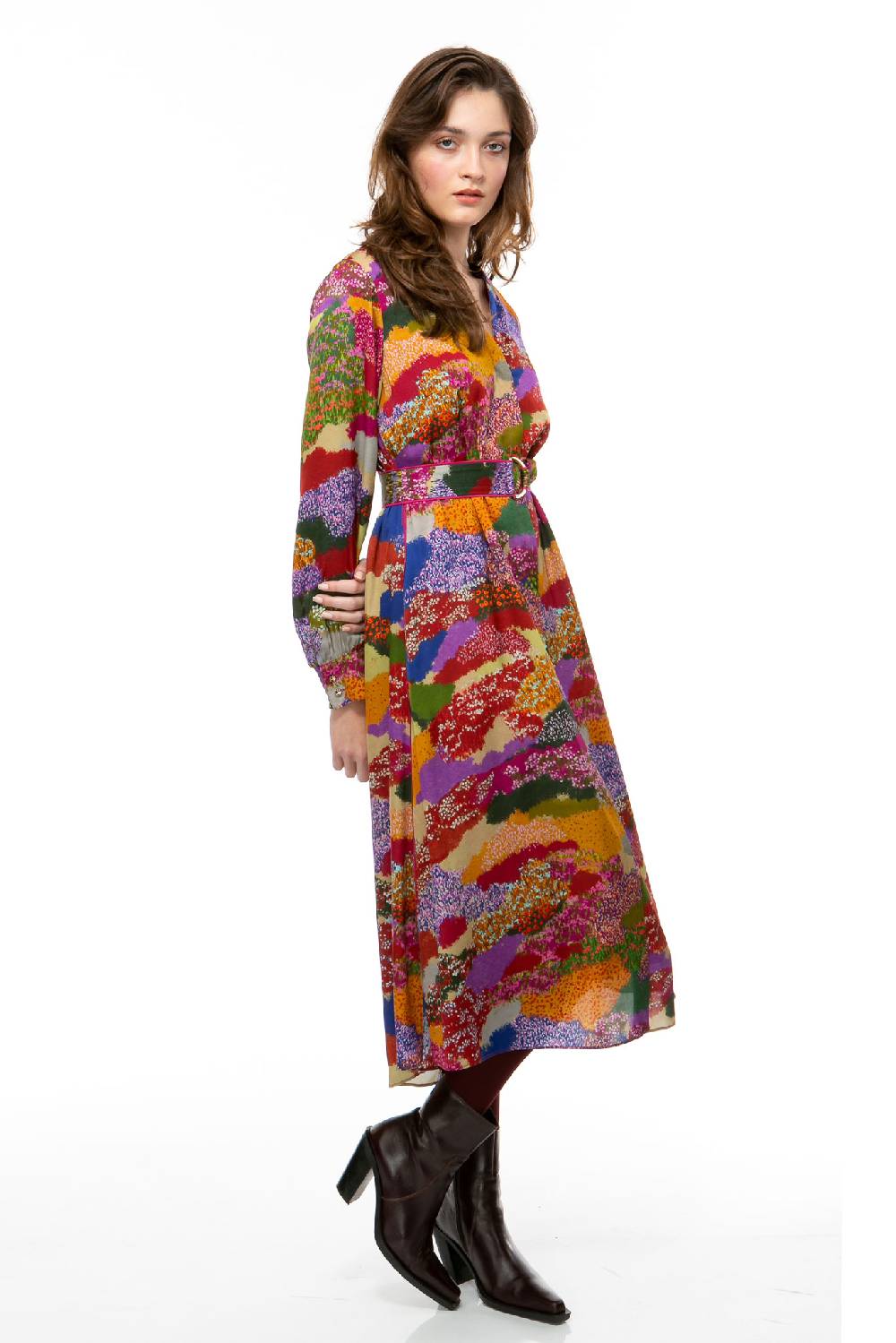 IVI GmbH FLOWER FIELDS Seidenkleid multicolor Neuheiten