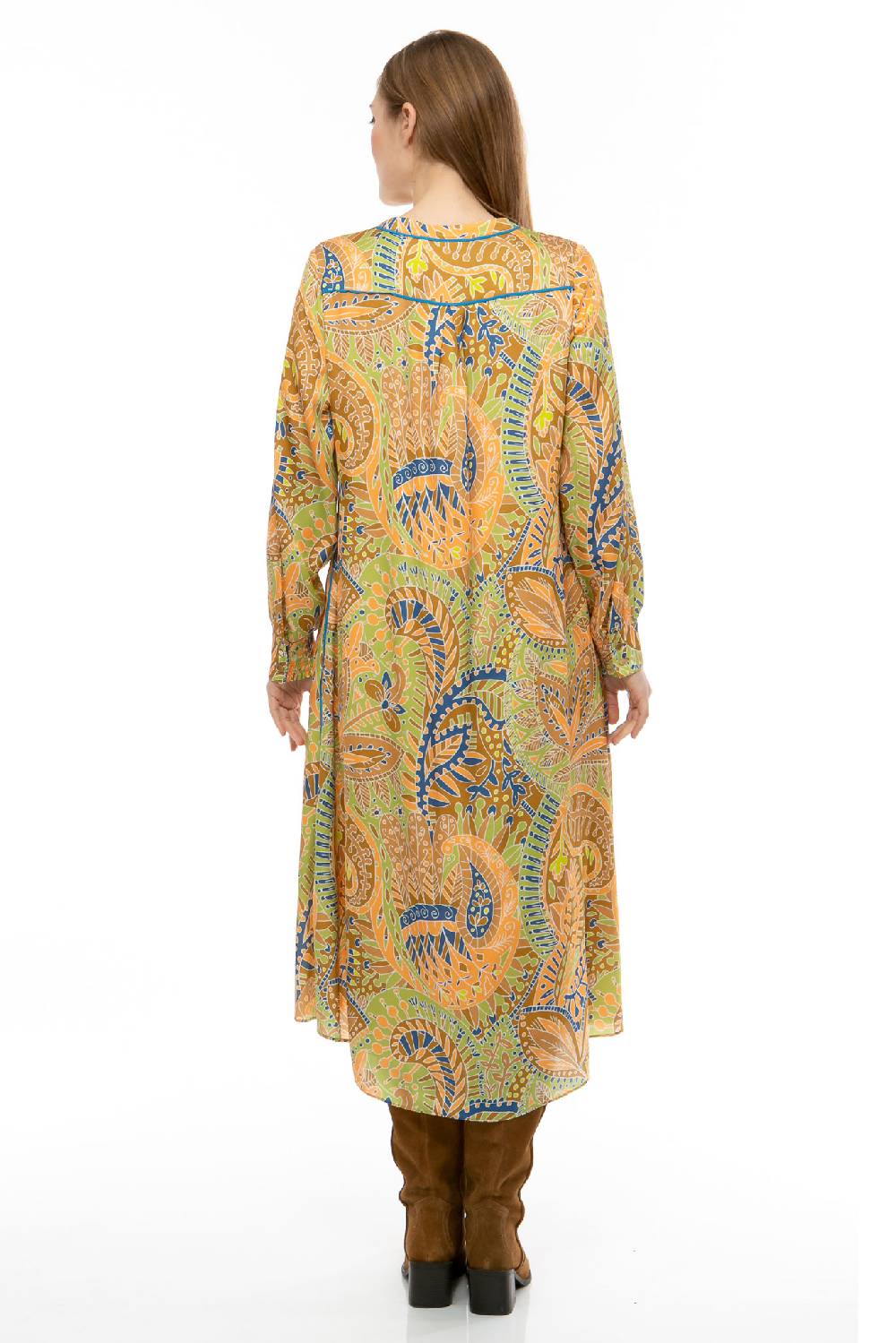 IVI GmbH PAISLEY ALLOVER Seidenkleid multicolor VIP-Rabatte