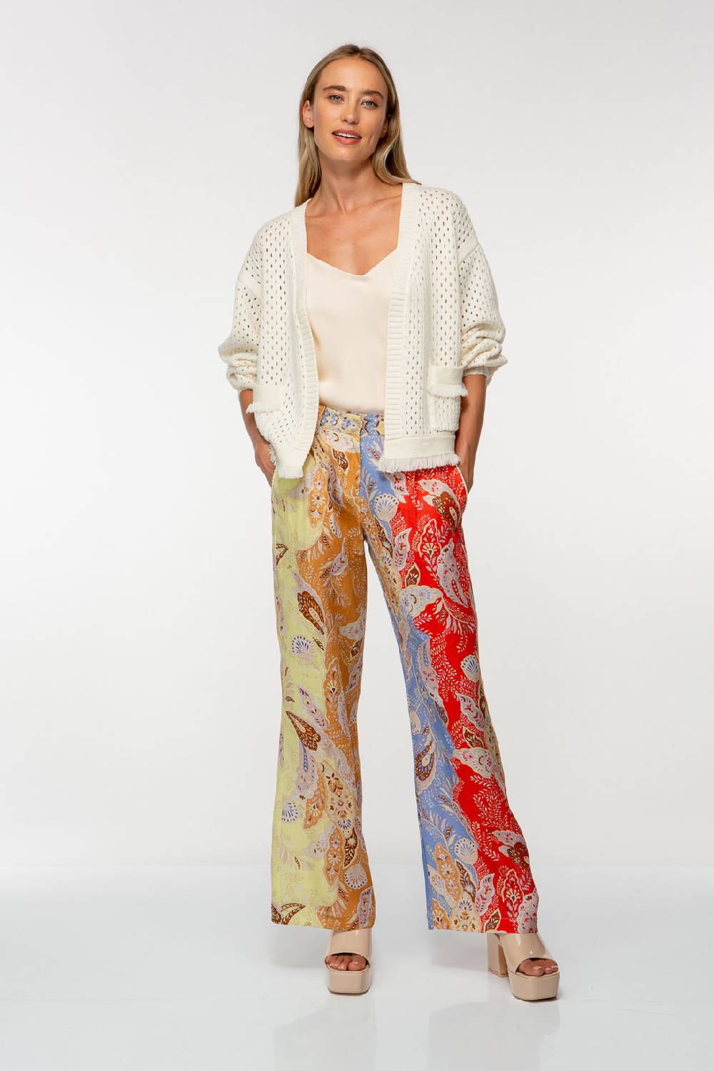 IVI GmbH AMBER Leinenhose multicolor Exklusivangebot