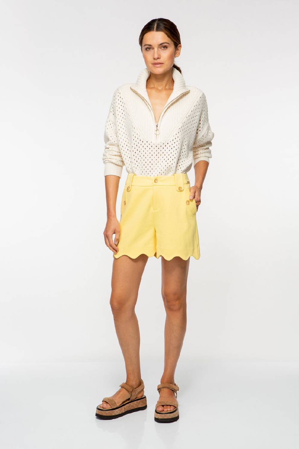 IVI GmbH SOLID JERSEY Shorts pastel sun Weihnachtsangebot