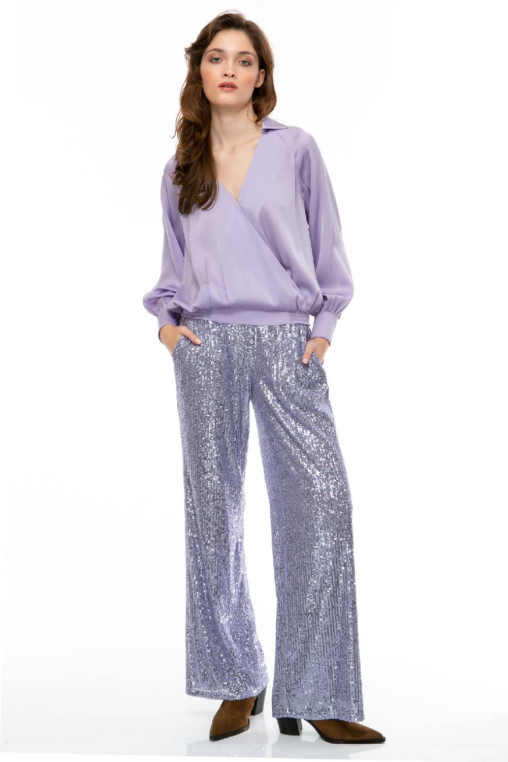 IVI GmbH SEQUINS Hose lila Kauf eins, bekomm eins gratis