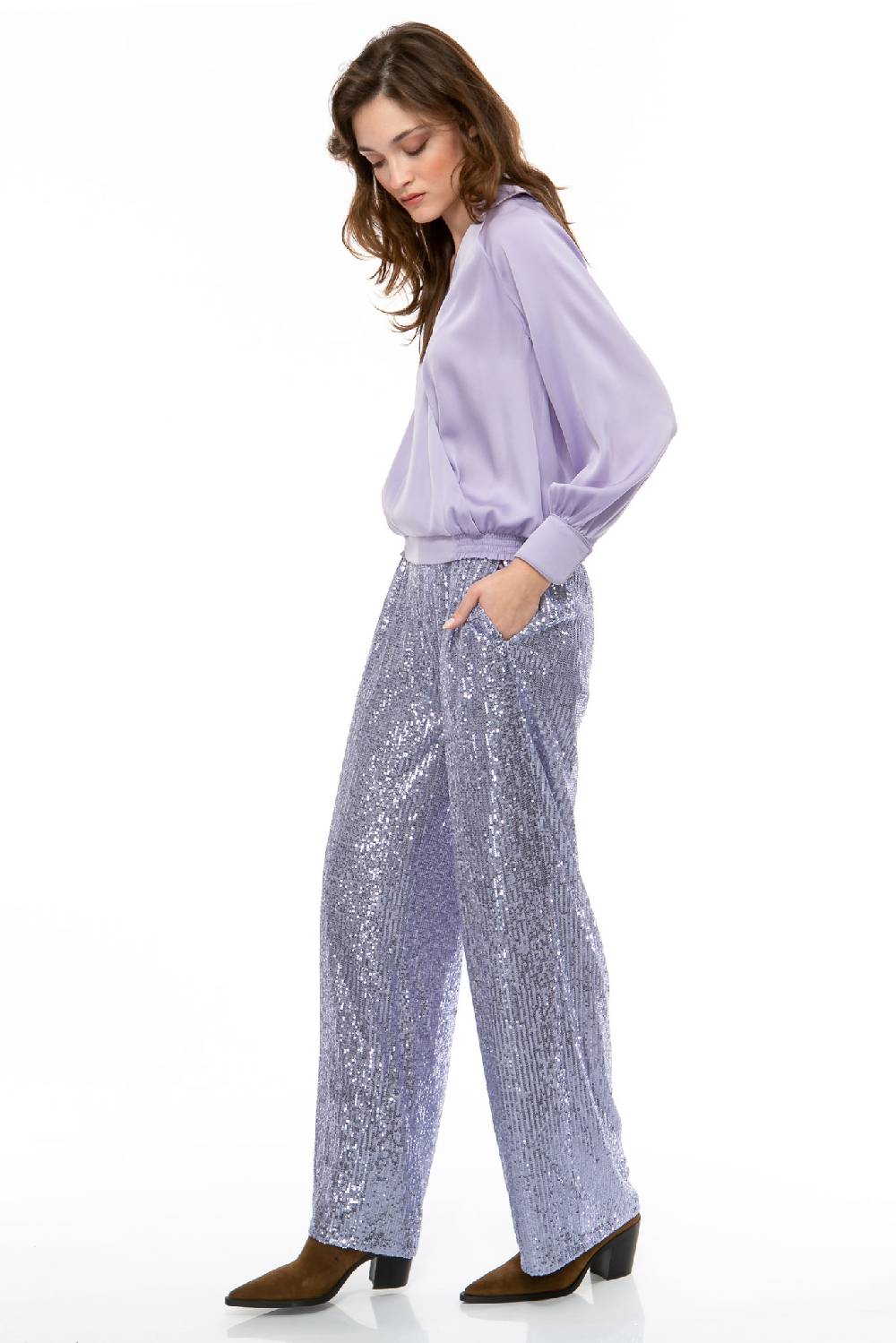 IVI GmbH SEQUINS Hose lila Kauf eins, bekomm eins gratis