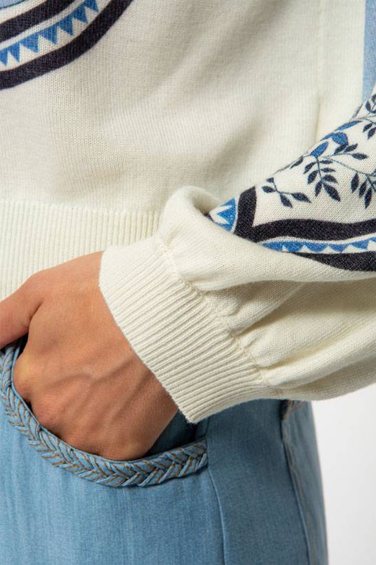 IVI GmbH ORIENTAL GARDEN Pullover sky Begrenzte Freigabe