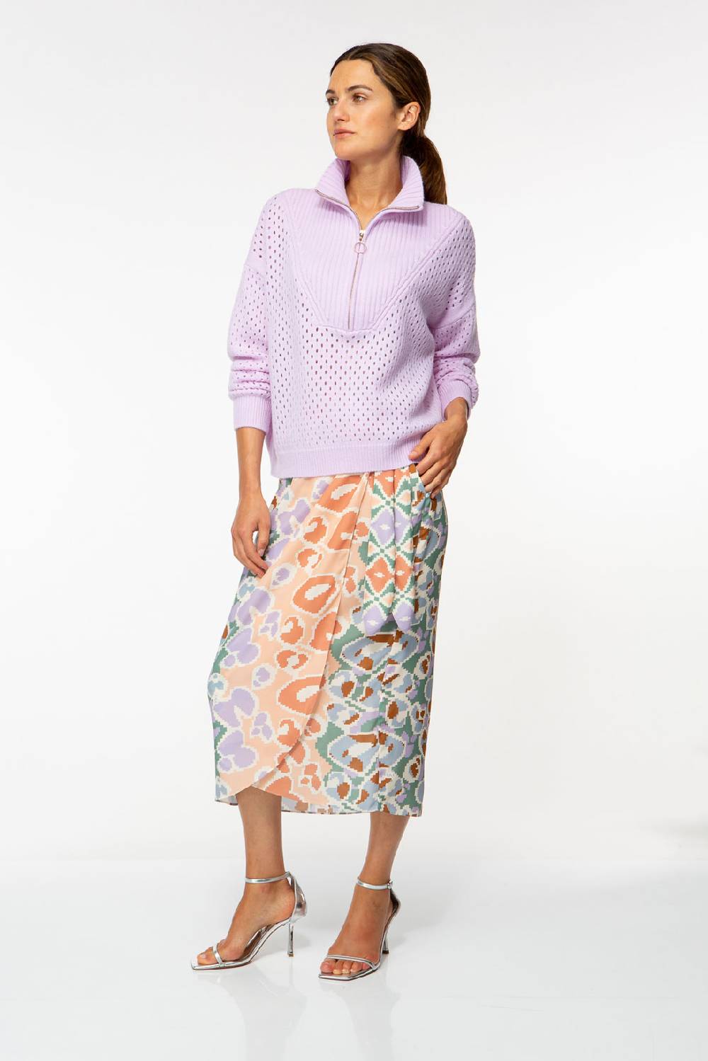 IVI GmbH SOLID KNIT Troyer Pullover violette JETZT KAUFEN
