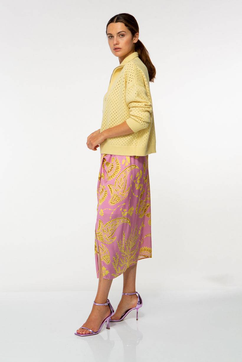 IVI GmbH SOLID KNIT Troyer Pullover pastel sun Neueste Stile