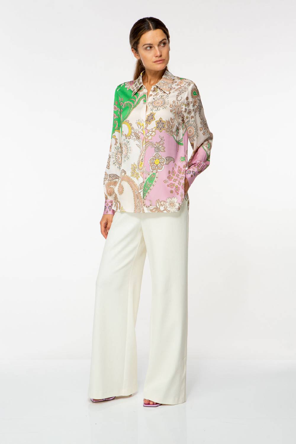 IVI GmbH PAISLEY Hemdbluse multicolor Jubiläumsangebot