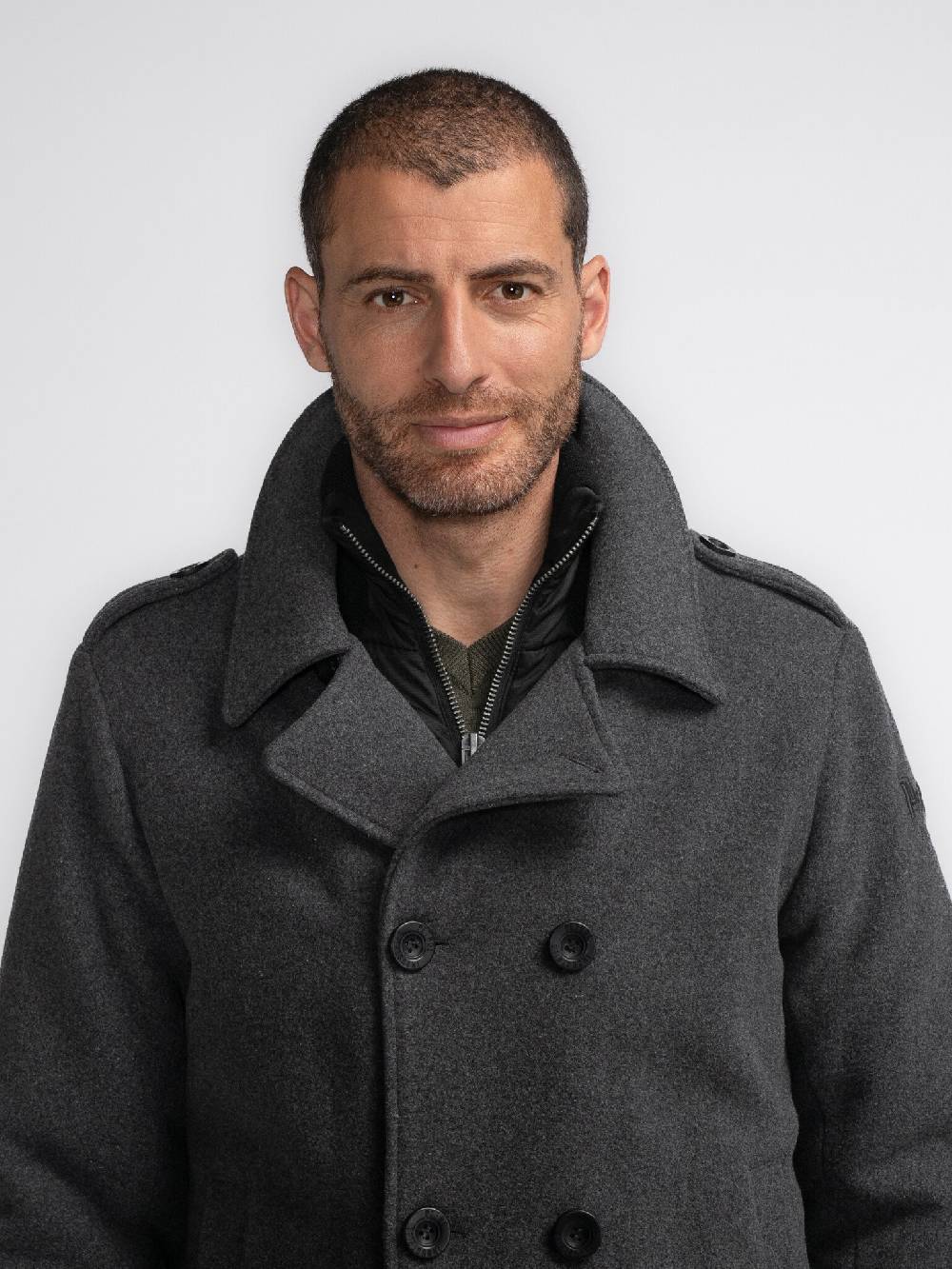 Petrol Industries M-3040-JAC102 Men Jacket Wool (9080 Steal Melee) Große Rabatte