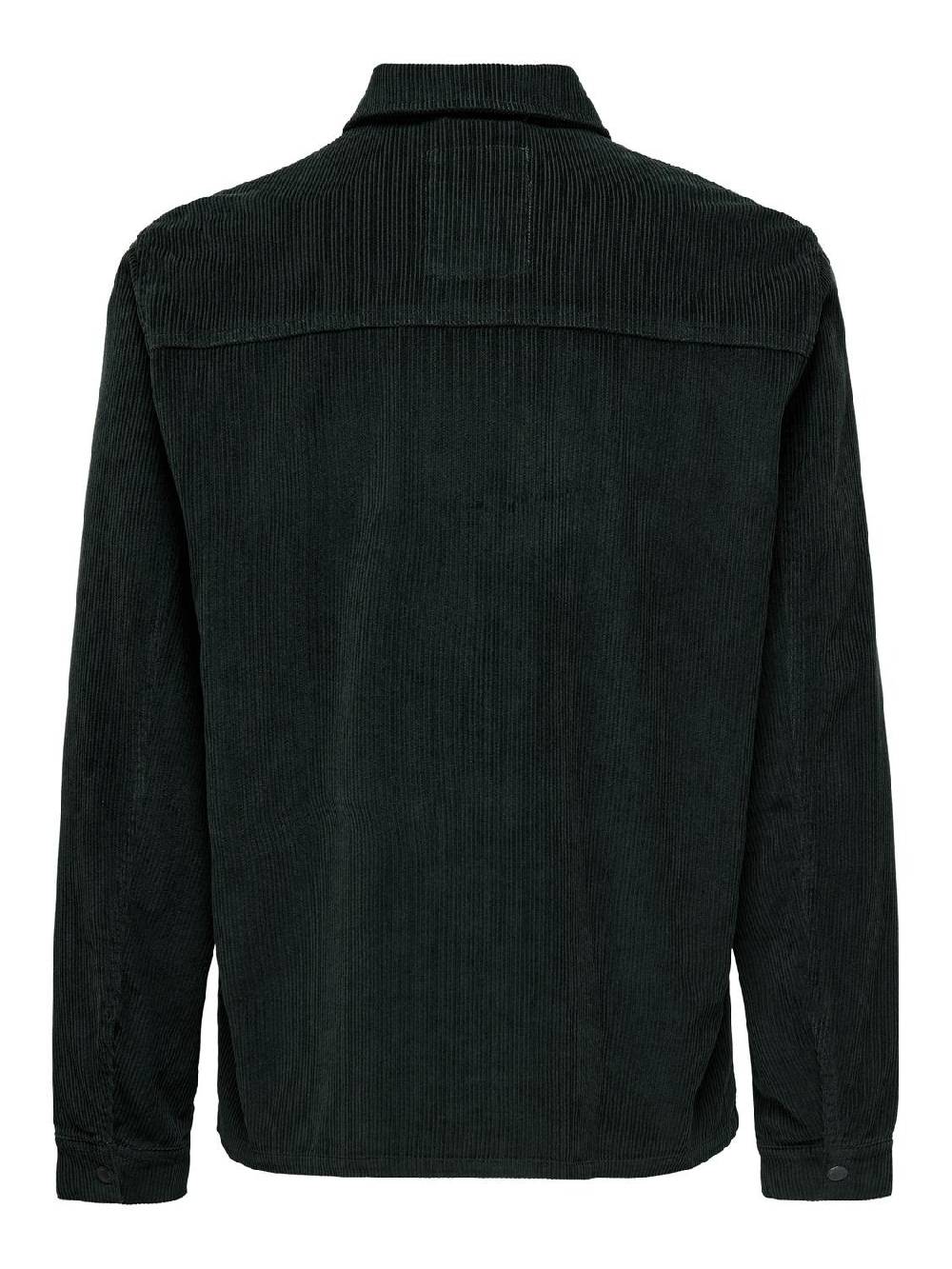 Only & Sons ONSTYLER 8W CORD LS OVERSHIRT (Darkest Spruce) Sonderangebote