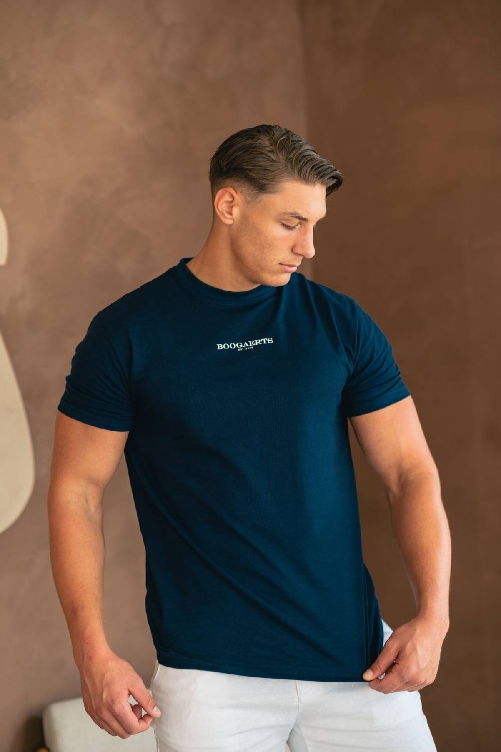 Boogaerts MAX PREMIUM T-SHIRT NAVY Riesige Ersparnisse