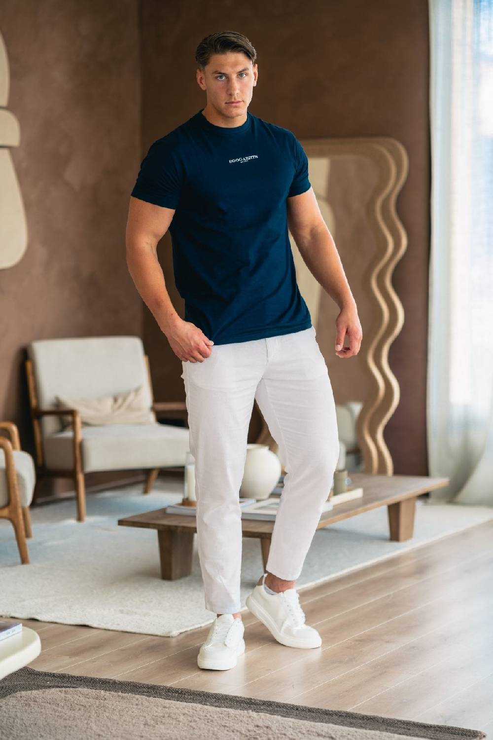Boogaerts MAX PREMIUM T-SHIRT NAVY Riesige Ersparnisse