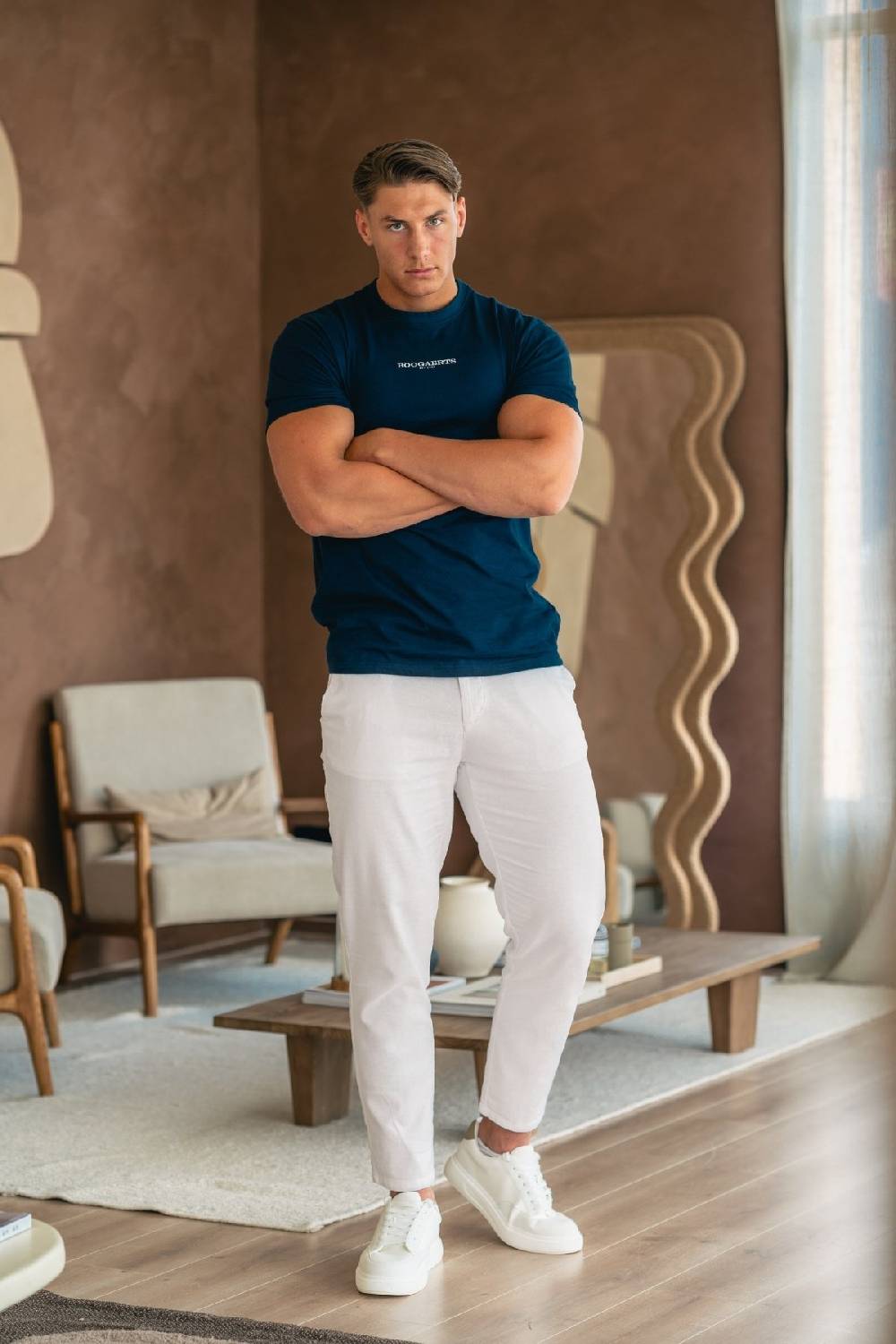 Boogaerts MAX PREMIUM T-SHIRT NAVY Riesige Ersparnisse