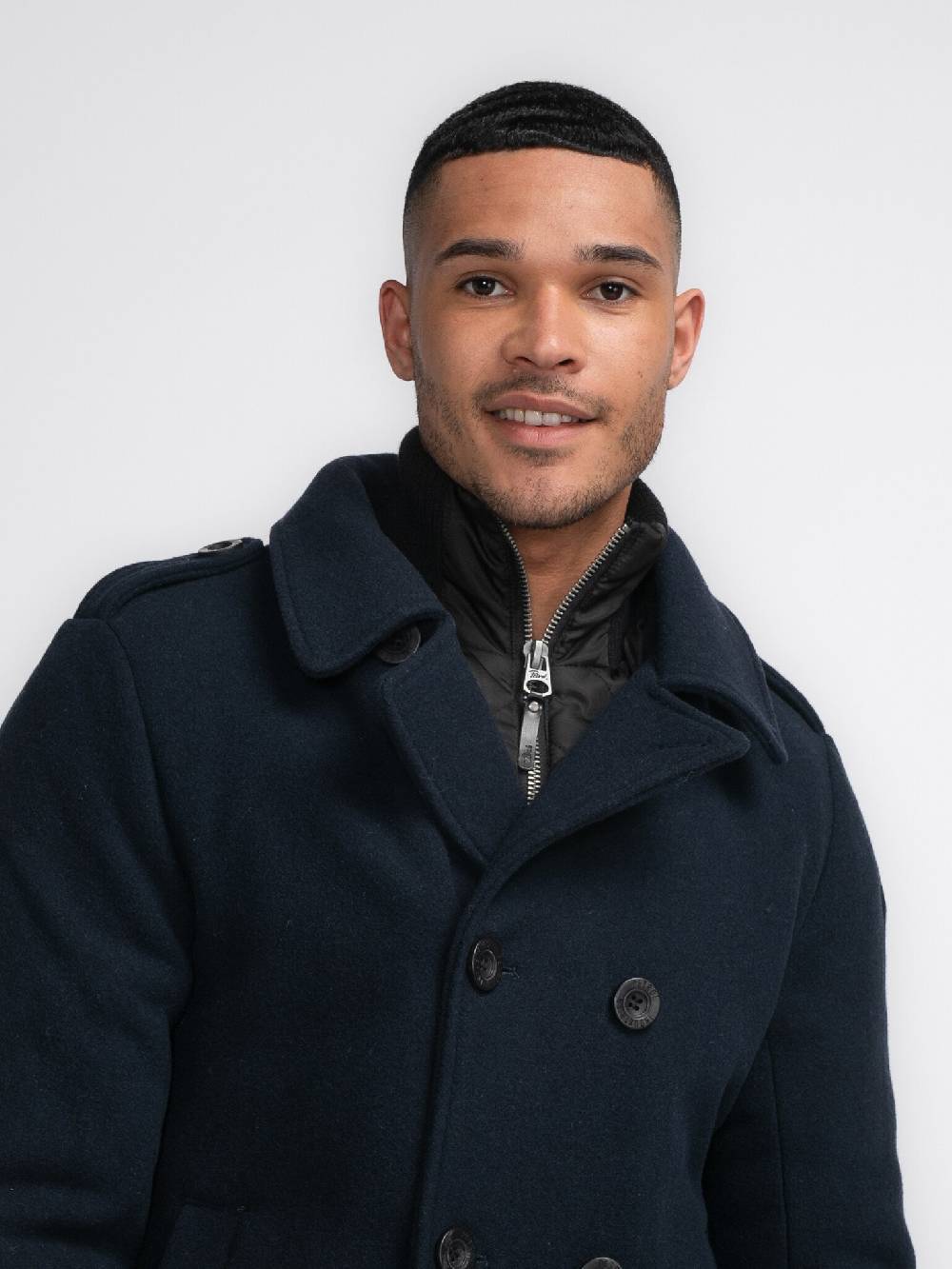 Petrol Industries M-3040-JAC102 Men Jacket Wool (5120 Sky Captain) Schlussverkauf