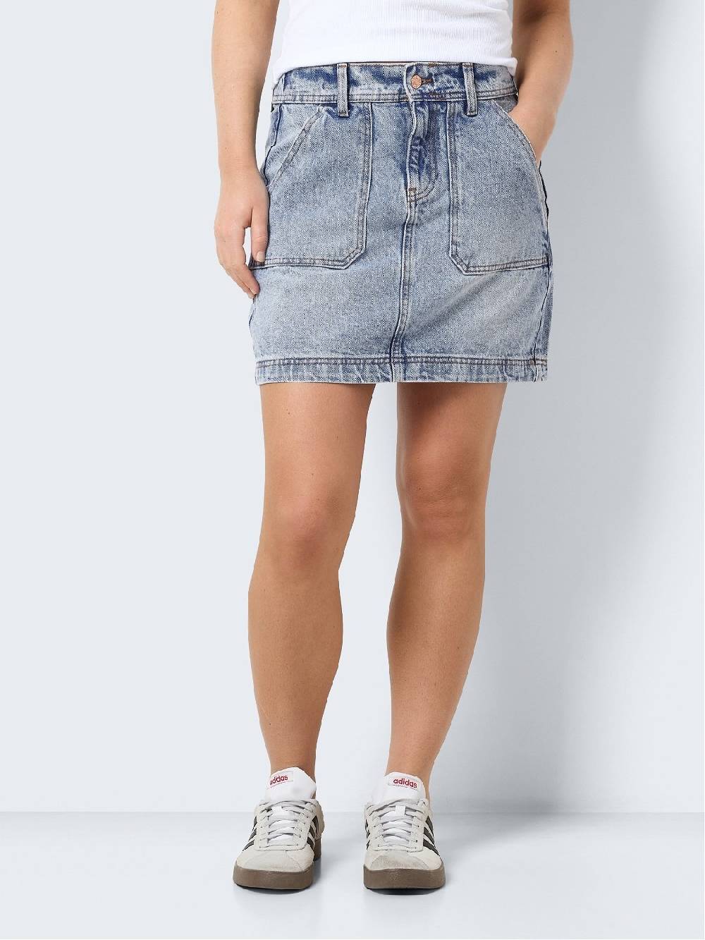 NOISY MAY REGINA HW Denim Skirt (Light Blue Used) Verkauf