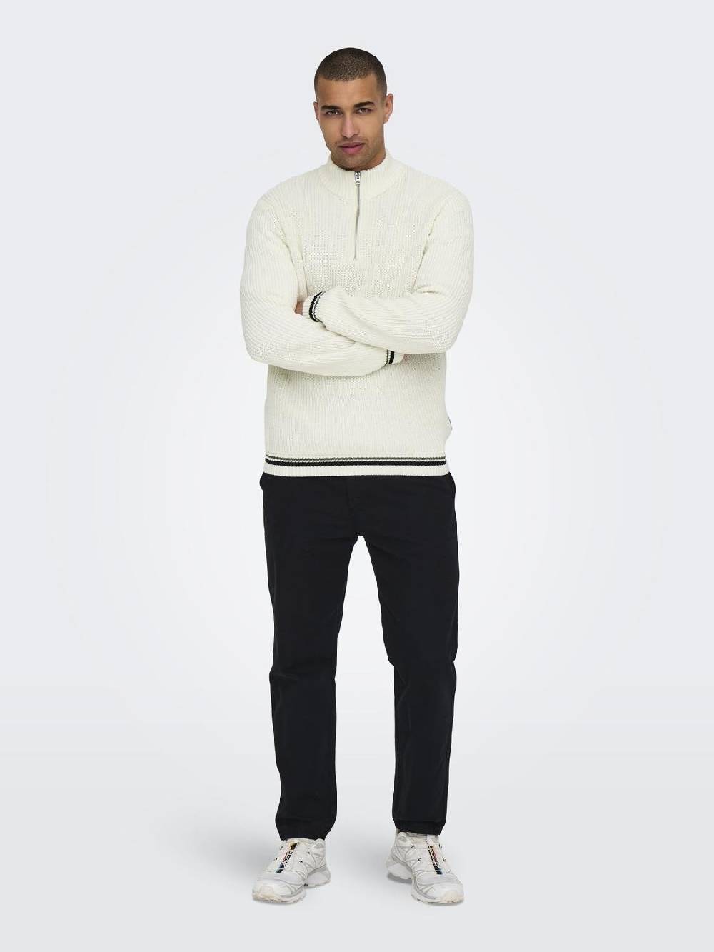Only & Sons ONSLIMA LIFE REG 5 MIX BOX KNIT BTS (Cloud Dancer) Auslauf