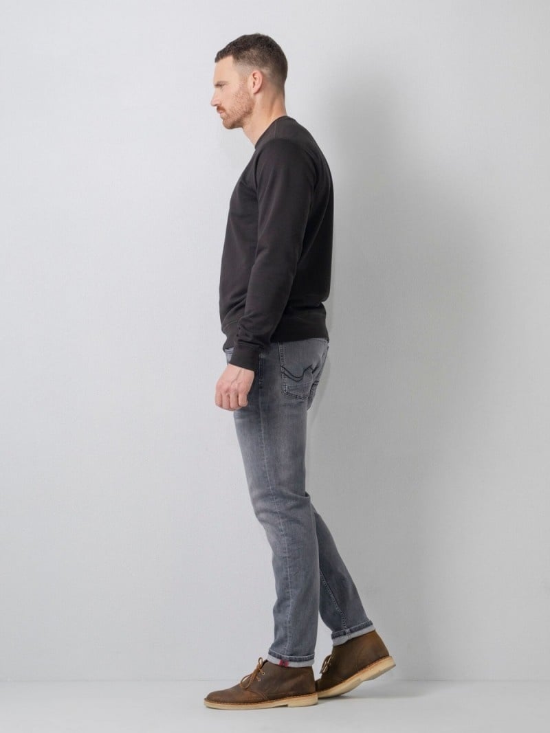 Petrol RUSSEL - Men Denim Tapered (9700 Grey) VIP-Rabatte