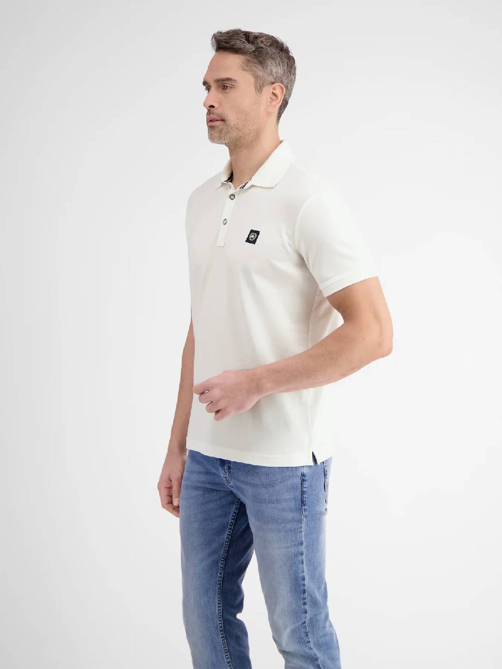 Lerros 2453261 Men Polo (Broken white 103) Bis zu 65% Rabatt