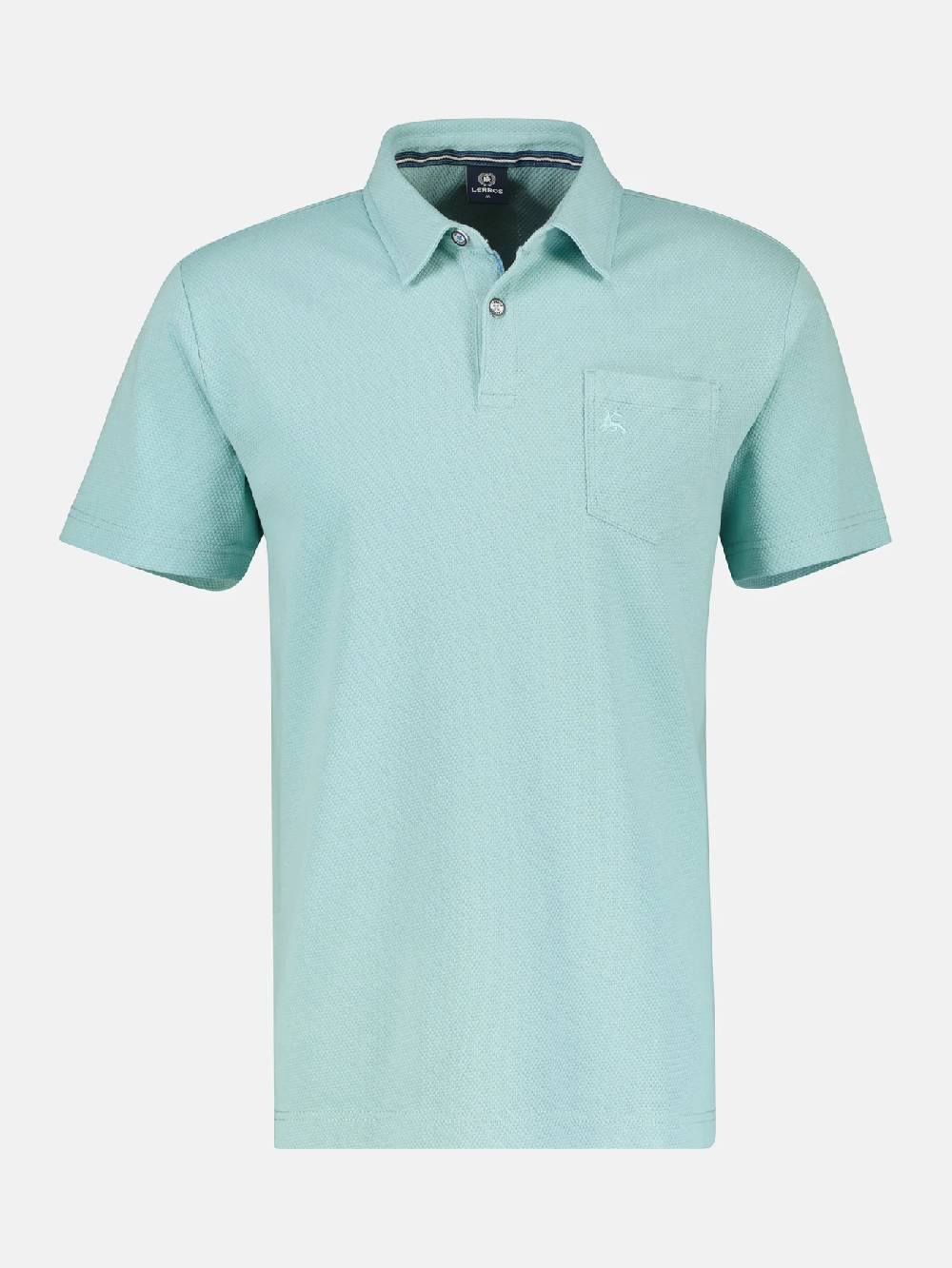 Lerros 2443204 POLOSHIRT IN SPORTIEVE WAFELPIQUÉKWALITEIT (622 COASTAL SEA BLUE) Vierteljährliche Förderung