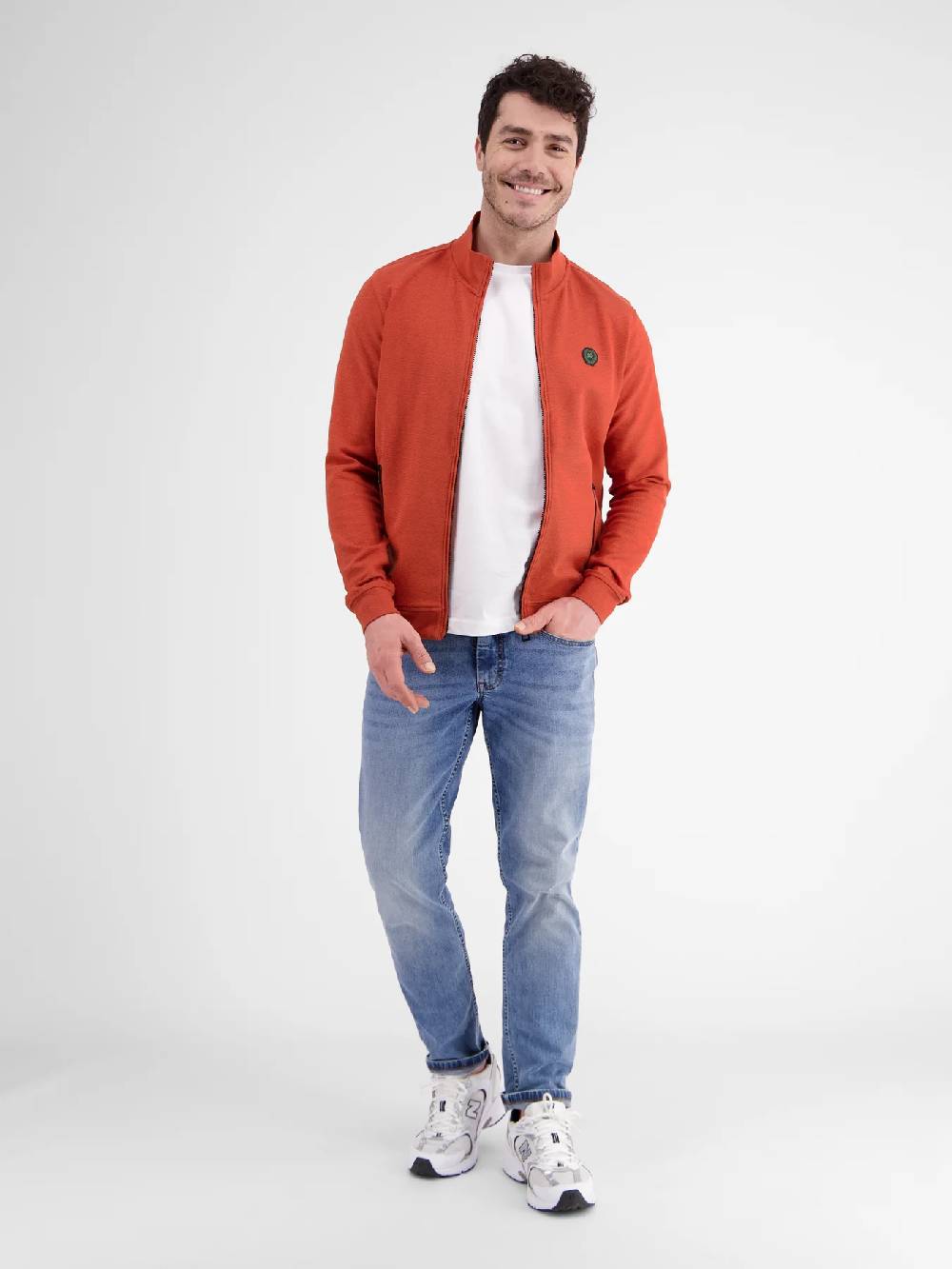 Lerros 2424503 SWEATJACK (327 DEEP CORAL RED) Online