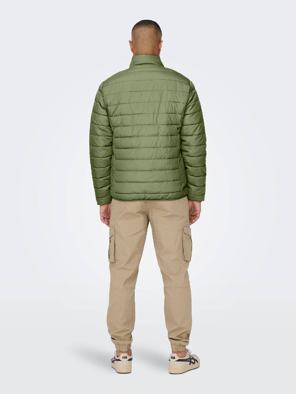 Only & Sons Onsbron Quilt Jacket OTW VD (279918 Winter Moss) Großer Ausverkauf