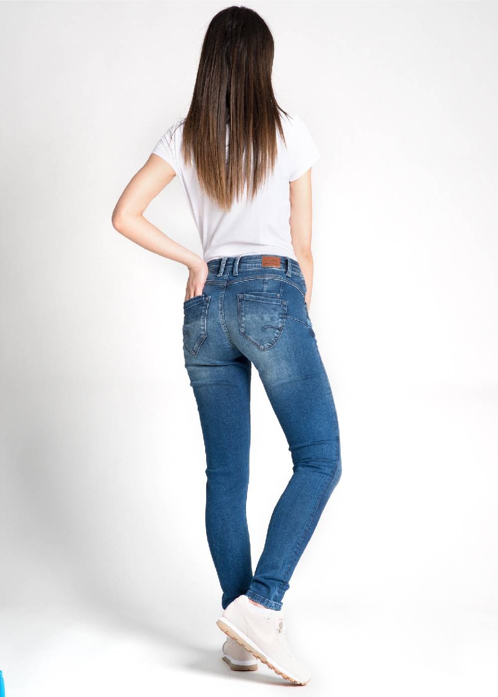 M.O.D Ellen Skinny Pelican Blue Online