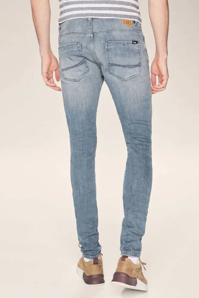Cars Jeans DUST Super Skinny Magnette Grey Kostenloser Versand